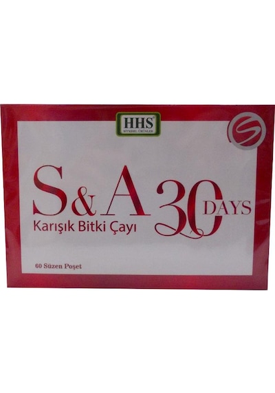HHS SA30 Days Herbal Tea Süzen Poşet 60'lı