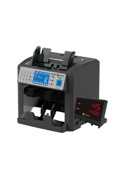 Mühlen Vision M 9930 İki Katlı Profesyonel Karışık Para Sayma Makinesi Çoklu Ülke Multi Para İçin
