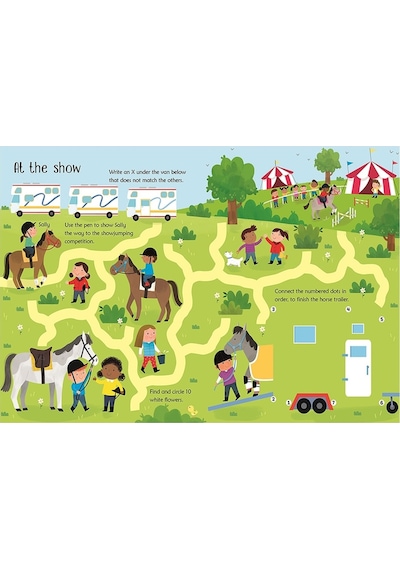 Wipe-clean Horse And Pony Activities