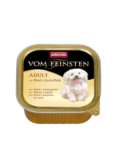 Animonda Vom Feinsten Sığır Etli ve Patatesli Konserve Yetişkin Köpek Maması 150 G
