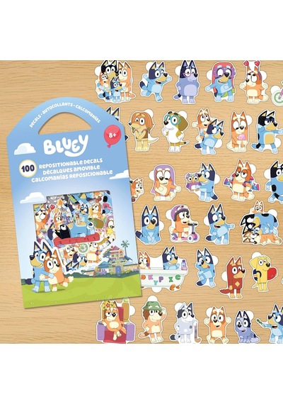 Bluey Decal Variety Pack 100'lü Paket Çıkartma Çeşitlilik Paketi