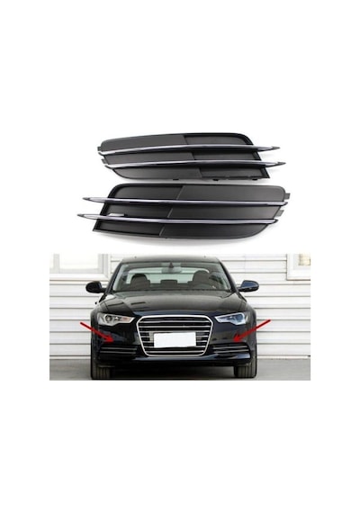 Audi A6 Sis Çerçeve Sağ-sol Set Kromlu Sissiz 2013 Ve Sonrası