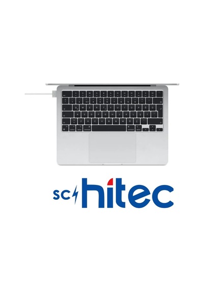 Schitec Usb-c Magsafe 3 Şarj Kablos Örgülü U 2 Metre Apple Uyumlu MacBook Air Pro Gümüş