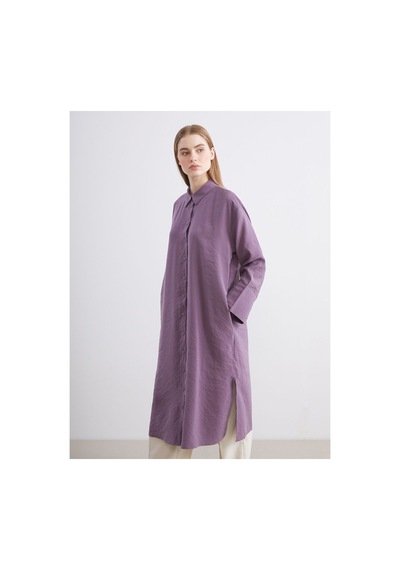 LC Waikiki Alıta Cıty Farkıyla Lcw Modest Mor Oversize Modal Karışımlı Kadın Gömlek Tunik Mor - 931522775 Mor LC Waikiki Alıta Cıty Farkıyla Lcw Modest Mor Oversize Modal Karışımlı Kadın Gömlek Tunik Mor - 931522775 Mor
