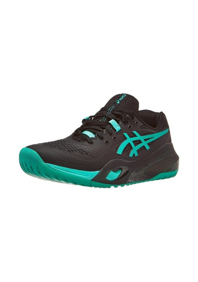 Asics Gel Resolution X Erkek Siyah Yeşil Tenis Ayakkabısı Siyah