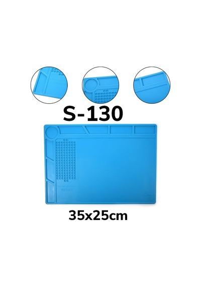 S130 Isıya Dayanıklı Silikon Ped Tamir Pedi 35X25 CM