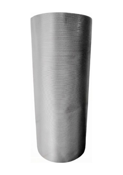 Almıtal 48 Cm X 5 M Açık Gri Çizgi Desenli Suni Deri. Çekmece Gri