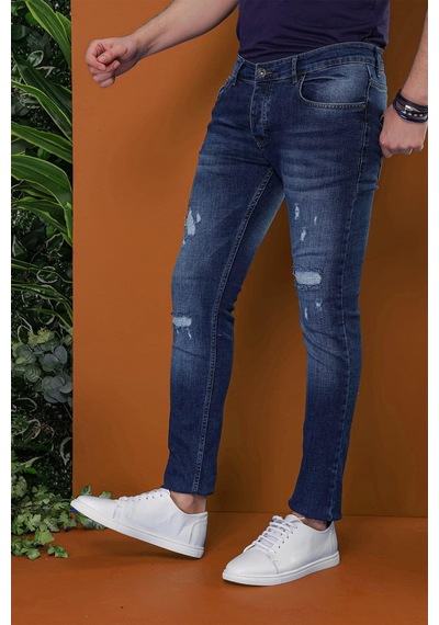 Efor Denim Pnt 112 Koyu Mavi Jean Pantolon Mavi