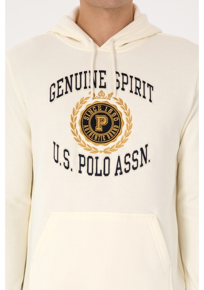 U.S. Polo Assn. Erkek Krem Sweatshirt 50308999-VR256
