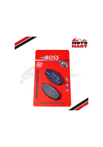 Yamaha Xt 600 E Arka Fren Balatası Boss-yarı Sinterli-t05335