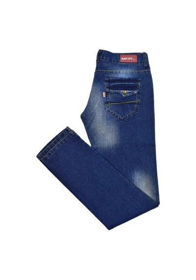 Kadın Cep Kapaklı Jean Pantolon Sff-0197 001