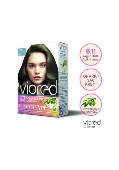 Set Saç Boyası 8.11 Yoğun Küllü Açık Kumral