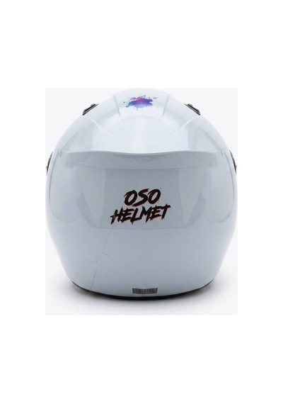 Oso Helmet Yarım Kask Gözlüklü Gri - Xl Beden Gri