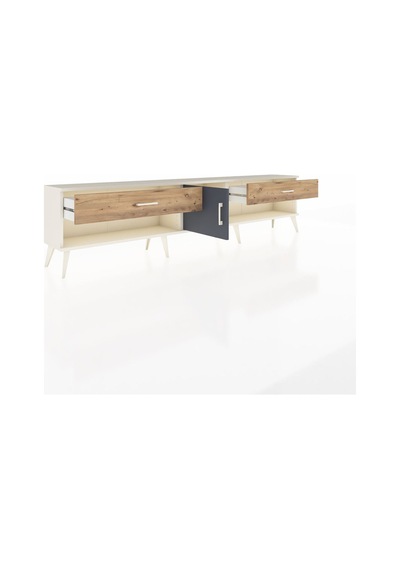 Arges Tv Ünitesi Tek Raflı 2 Çekmeceli Tek Kapaklı 220x30x51 Aytaşı-antrasit/çam Antrasıt/atlas Çam - Aytası Arges Tv Ünitesi Tek Raflı 2 Çekmeceli Tek Kapaklı 220x30x51 Aytaşı-antrasit/çam Antrasıt/atlas Çam - Aytası
