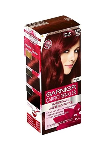 Garnier Çarpıcı Renkler Saç Boyası 5.62 Parlak Lal Kızılı