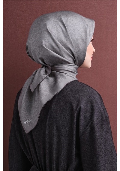 Armine İpek Eşarp 2027 Kış - 9601-51 Gümüş Sura