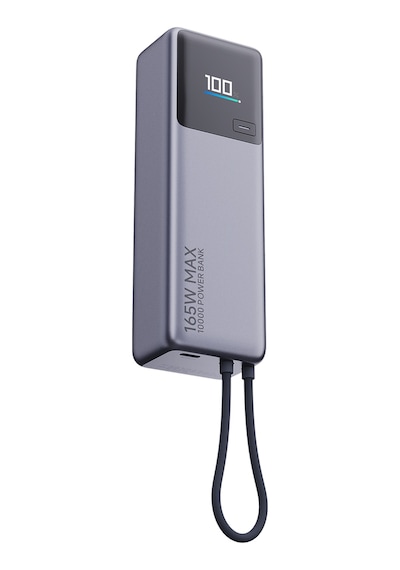 Xıaomı 165w Power Bank 10000 Integrated Cable Gri