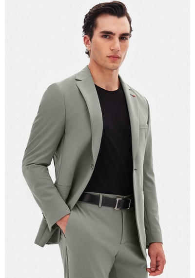 Twn Slim Fit Vizon Düz Takim Elbise 4ec05e301545m V01