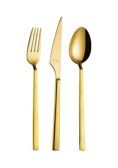 Aryıldız Vogue 84 Parça Çatal Kaşık Bıçak Takımı Pvd Gold