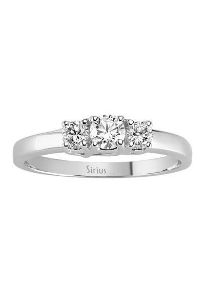 Sirius G Renk 0,38 Karat Pırlanta Tria Yüzük 0807R0042