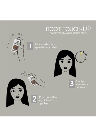 Neva Root Touch-up 75ml. Koyu Kumral