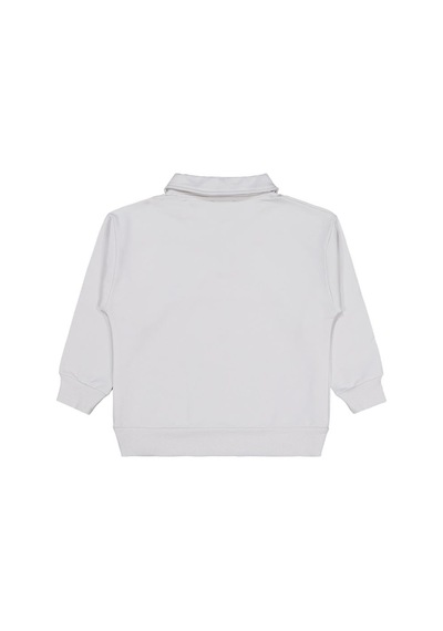 Civil Boys Pola Yaka 6-9 Yaş Sweatshirt - Gri Açık Gri