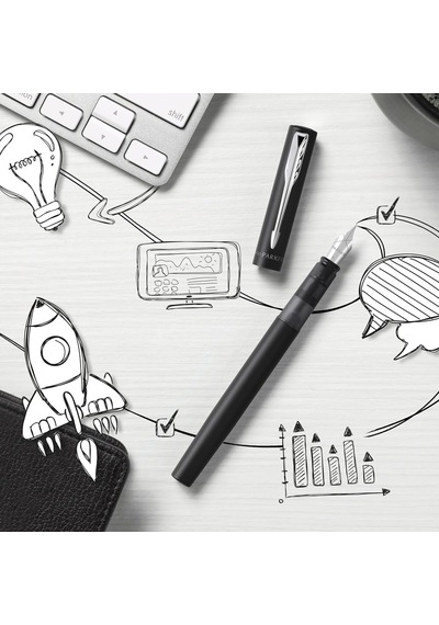 Parker Vector Xl Mat Dolma Kalem, Mat Siyah, M Uç Genel