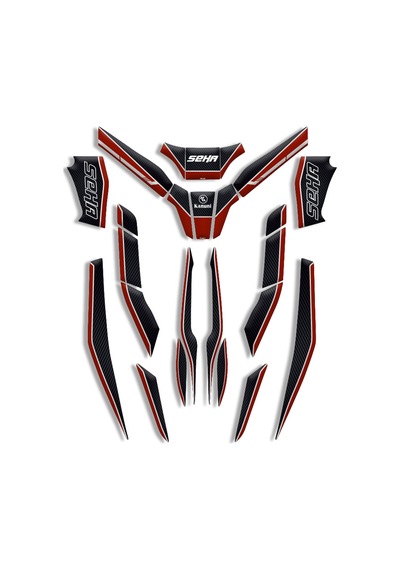 Motosıklet Kaplama Kanuni Seha Uyumlu Tank Pad Full Set 01