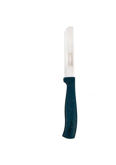 Solingen Yeşil Simli Ava Bıçak 22 Cm, Tırtıklı Ağız, Paslanmaz Alman Çeliği-215 Yeşil