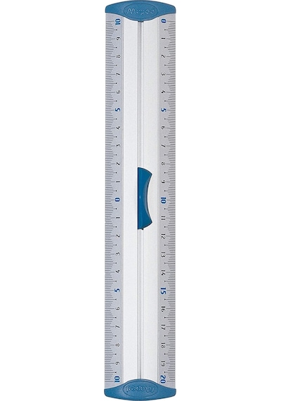 Maped Alüminyum Cetvel - 20Cm Beyaz