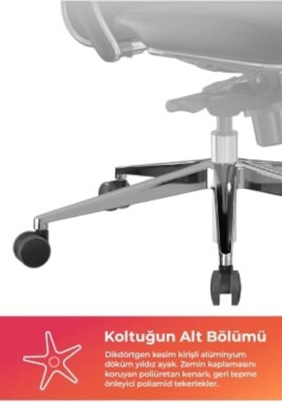 Samuraı Infınıty Siyah Yönetici Makam Koltuğu
