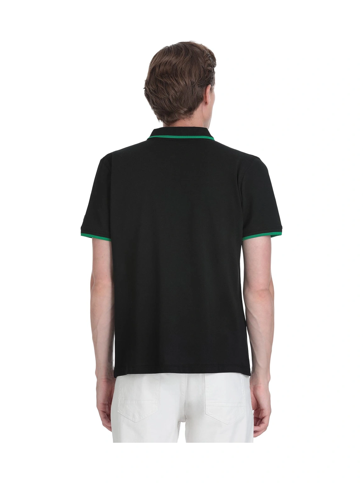 Hatemoğlu Siyah Regular Fit 100% Pamuk Polo Yaka Rayon Tişört 36099 347711
