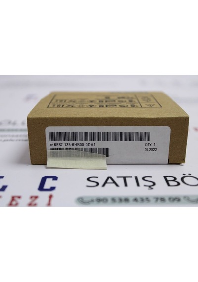 6ES7135-6HB00-0DA1, 6ES7 135-6HB00-0DA1 SIMATIC ET 200SP, ANALOG OUTPUT MODULE, 2 AO ÜRT GARANTİLİ