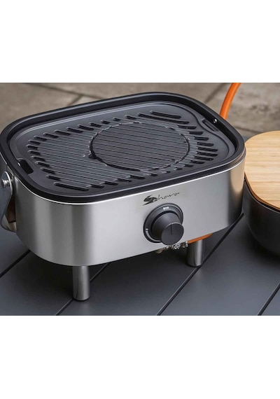 Aygaz Portatif Mini Gazlı Barbekü - Taşınabilir Kamp Ve Piknik Mangalı Metal