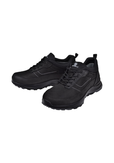 Forelli Hakiki Deri Waterproof Erkek Ayakkabı For-grant Siyah Nubuk