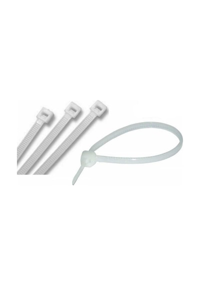 3.6 300Mm - Beyaz - 30Cm Kablo Bağı-Cırt Kelepçe