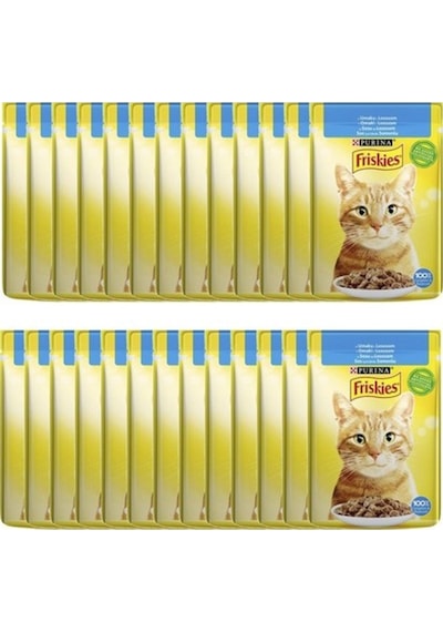 Somonlu Soslu Yaş Kedi Maması 85 Gr X 26 Adet