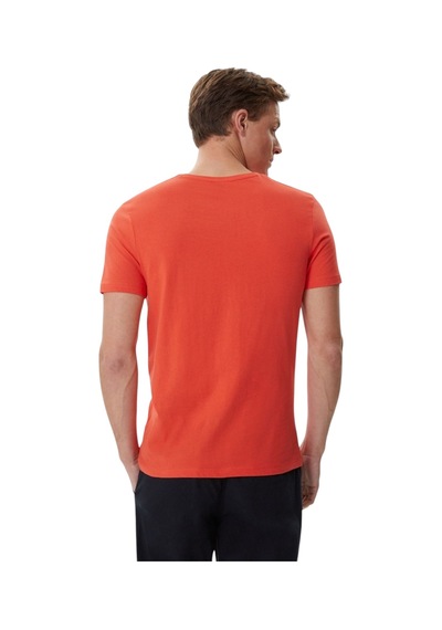 Lee Cooper Patrice Erkek O Yaka T-shirt Mercan Mercan