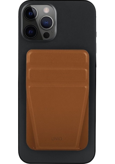 Telefon Modelleri Ile Uyumlu Kartlık Lyft Serisi Manyetik Stand Olma Özelliği Brown