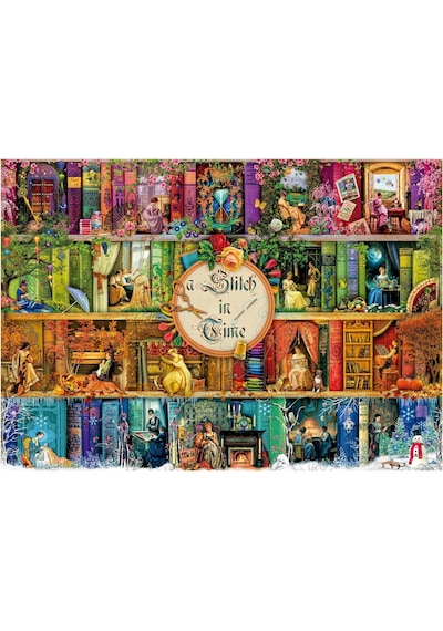 Educa 3000 Parça Dikiş Zamanı Puzzle - 19946 - A Stitch In Time