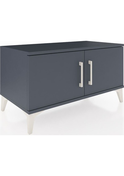 Hyperion Şifonyer Tek Raflı 2 Kapaklı 88x44x48 Antrasit-antrasit Antrasit Hyperion Şifonyer Tek Raflı 2 Kapaklı 88x44x48 Antrasit-antrasit Antrasit