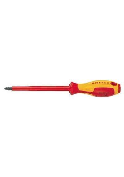 Knipex 98 25 02 Pz2 İzoleli Pozidriv Uçlu Slim Tornavida Vde