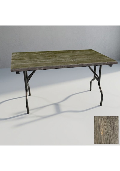 Banket Katlanır Masa Werzalit, Allzalit. Vermodin Tabla 80x140 - Oldpine Çok Renkli