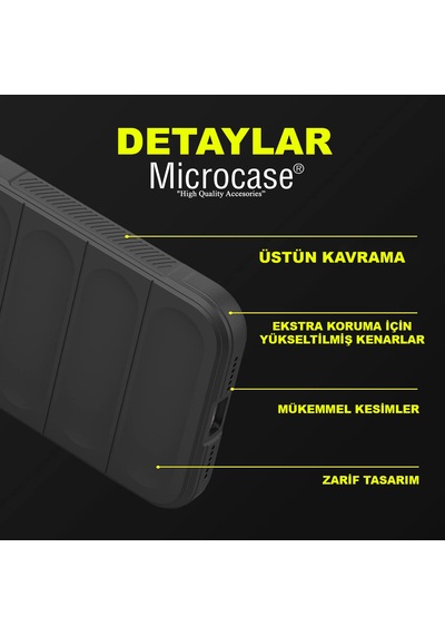 Vivo X200 Fe İle Uyumlu Miami Serisi Darbeye Dayanıklı Silikon Kılıf Al3420 Siyah