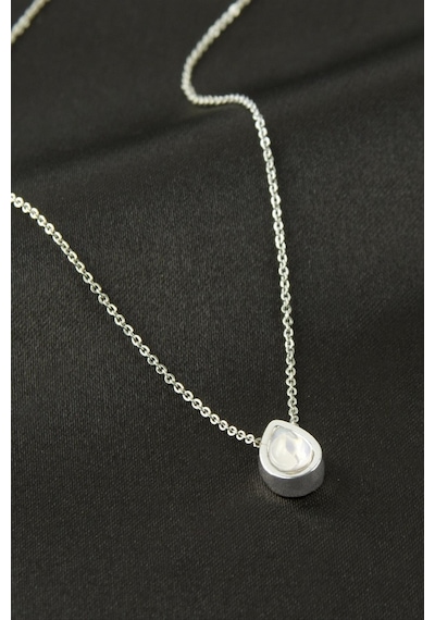 - 334 - Taşlı Kolye - - Shophnrl - Gümüş Rengi