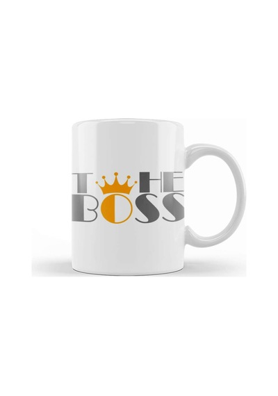 The Boss Crown Kupa Bardak Porselen Karışık