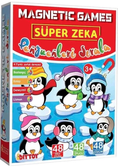Mey İthalat 2397 Manyetik Magnet Penguenleri Sırala
