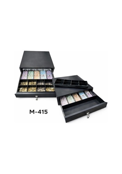 Nexpay M-415 Metal Para Çekmecesi 5 Gözlü Plastik Sürgü