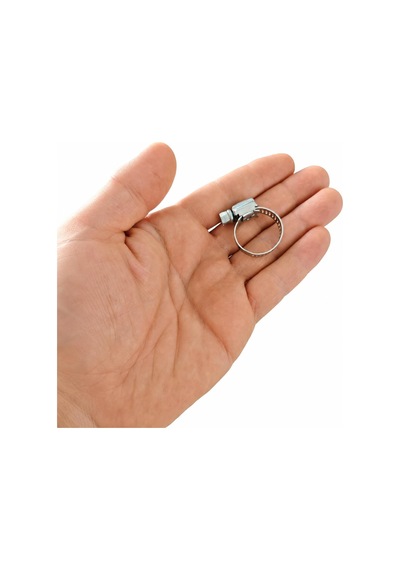Hortum Kelepçesi 5 Adet 12x20 Mm Vidalı Paslanmaz Çelik Ayarlanabilir Boru Metal Kelepçe Klips