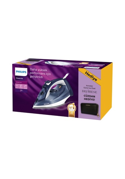 Philips GC2994/20 PowerLife 2400 W Buharlı Ütü + Divarese Cüzdan